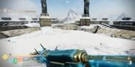 The two statues in Hefnd's Vengeance boss in Destiny 2 (Image via Bungie)